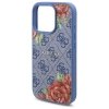 Guess GUHMP16LP4ROPEMCB iPhone 16 Pro    6.3 niebieski/blue hardcase 4G Flowers Print MagSafe