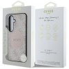 Etui Guess 4G Round Patch Classic Logo   MagSafe do Samsung Galaxy S25+ różowy