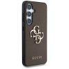 Etui Guess Grained Big 4G Logo Small     Classic Logo do Samsung Galaxy S25 brązowy