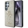 Etui Guess Fixed Glitter Big 4G Metal    Logo do Samsung Galaxy S25 Ultra złoty