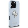 Etui Guess Grained Big 4G Logo Small     Classic Logo do iPhone 16 Pro Max niebieski