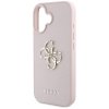 Etui Guess Grained Big 4G Logo Small     Classic Logo do iPhone 16 różowy