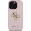 Etui Guess Grained Big 4G Logo Small     Classic Logo do iPhone 16 Pro Max różowy