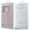 Etui Guess Grained Big 4G Logo Small     Classic Logo do iPhone 16 Pro Max różowy