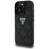 Etui Guess Hot Stamp 4G Pattern Triangle Metal Logo do iPhone 16 Pro Max czarny
