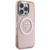 Etui Guess IML Metal Mountain Logo       MagSafe do iPhone 16 Pro różowy