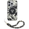 Etui Guess Palm Trees Triangle Pearl     Strap MagSafe do iPhone 16  Pro Max czarny