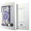 Etui Guess Palm Trees Triangle Pearl     Strap MagSafe do iPhone 16 fioletowy
