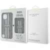 Etui Guess 4G Stripes z portfelem        Magsafe do iPhone 15 brązowy