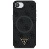 Etui Guess 4G Ring Triangle Logo MagSafe do iPhone 16e czarny