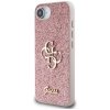 Etui Guess Fixed Glitter Big 4G do       iPhone 16e różowy