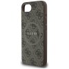 Etui Guess 4G Ring Classic Logo MagSafe  do iPhone 16e brązowy