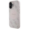 Etui Guess 4G Circle Classic Logo        MagSafe do iPhone 16 różowy