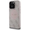 Etui Guess 4G Circle Classic Logo        MagSafe do iPhone 16 Pro różowy