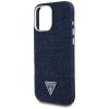 Etui Guess Denim Triangle Logo MagSafe   do iPhone 16 Pro Max niebieski