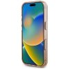 Etui Guess IML Metal Glitter 4G Circle   Triangle MagSafe do iPhone 16 Pro Max różowy
