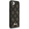 Etui Guess Peony Script Logo MagSafe do  iPhone 16e czarny