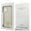 Etui Guess Grained Strass Logo MagSafe   do iPhone 17 beżowy