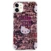 Hello Kitty HKHCN61HDGPTP iPhone 11 / Xr 6.1 różowy/pink hardcase IML Tags Graffiti