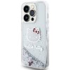 Hello Kitty HKHCP14LLIKHET iPhone 14 Pro 6.1 srebrny/silver hardcase Liquid Glitter Charms Kitty Head