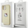 Hello Kitty HKHMP15SPGHCKD iPhone 15 / 14 / 13 6.1 złoty/gold hardcase Leather Kitty Head MagSafe