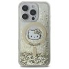 Hello Kitty HKHMP16XLGDIH iPhone 16 Pro  Max 6.9 biały złoty/white gold hardcase Liquid Glitter Fever MagSafe