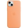Etui Apple MT0W3ZM/A iPhone 15 / 14 / 13 6.1 MagSafe pomarańczowy/orange sorbet Silicone Case