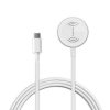 4smarts Ładowarka indukcyjna VoltBeamMini dla Apple Watch 1-8/SE z kablem 1m USB-C 2.5W biały/white 462550