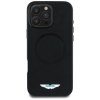 Etui Aston Martin HC FW Logo do iPhone   16 Pro MagSafe czarny