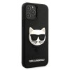 Karl Lagerfeld KLHCP12MCH3DBK iPhone 12 /12 Pro 6,1 czarny/black hardcase 3D Rubber Choupette