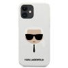 Karl Lagerfeld KLHCP12SSLKHWH iPhone12 mini 5,4 biały/white hardcase Silicone Karl`s Head