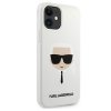 Karl Lagerfeld KLHCP12SSLKHWH iPhone12 mini 5,4 biały/white hardcase Silicone Karl`s Head
