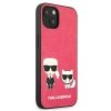Karl Lagerfeld KLHCP13SPCUSKCP iPhone 13 mini 5,4 fuksja/fuchsia hardcase Ikonik Karl & Choupette