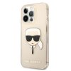 Karl Lagerfeld KLHCP13LKHTUGLGO iPhone 13 Pro / 13 6,1 złoty/gold hardcase Glitter Karl`s Head