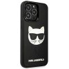 Karl Lagerfeld KLHCP13LCH3DBK 13 Pro /13 6,1 czarny/black hardcase 3D Rubber Choupette