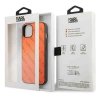 Karl Lagerfeld KLHCP13MPTLO iPhone 13 / 14 / 15 6,1 hardcase pomarańczowy/orange Perforated Allover