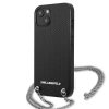 Karl Lagerfeld KLHCP13SPMK iPhone 13 mini 5,4 hardcase czarny/black Leather Textured and Chain