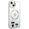 Karl Lagerfeld KLHMP14SHKCT iPhone 14/ 15 / 13 6,1 hardcase przeźroczysty/transparent Karl & Choupette Aluminium Magsafe