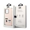 Karl Lagerfeld KLHMP14XSSKCI iPhone 14Pro Max 6,7 hardcase jasnoróżowy/light pink Silicone Karl & Choupette Magsafe