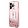 Karl Lagerfeld KLHCP14XLBKLCP iPhone 14 Pro Max 6,7 różowy/pink hardcase Liquid Glitter Big KL