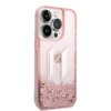 Karl Lagerfeld KLHCP14XLBKLCP iPhone 14 Pro Max 6,7 różowy/pink hardcase Liquid Glitter Big KL