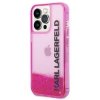 Karl Lagerfeld KLHCP14XLCKVF iPhone 14 Pro Max 6,7 różowy/pink hardcase Liquid Glitter Elong