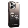 Karl Lagerfeld KLHCP14XTGKCK iPhone 14 Pro Max 6,7 hardcase czarny/black Gradient Ikonik Karl & Choupette