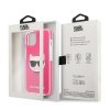 Karl Lagerfeld KLHCP13MTPECPI iPhone 13 / 14 / 15 6,1 hardcase fuksja/fuschia Choupette Head