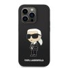 Karl Lagerfeld KLHMP14LSNIKBCK iPhone 14 Pro 6,1 hardcase czarny/black Silicone Ikonik Magsafe