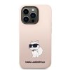 Karl Lagerfeld KLHCP14XSNCHBCP iPhone 14 Pro Max 6,7 hardcase różowy/pink Silicone Choupette