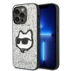 Karl Lagerfeld KLHCP14XG2CPS iPhone 14 Pro Max 6,7 srebrny/silver hardcase Glitter Choupette Patch