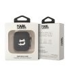 Karl Lagerfeld KLA2RUNCHK AirPods 1/2cover czarny/black Silicone Choupette Head 3D