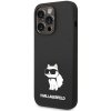 Karl Lagerfeld KLHMP14LSNCHBCK iPhone 14 Pro 6,1 hardcase czarny/black Silicone Choupette MagSafe