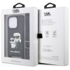 Karl Lagerfeld KLHCP14LCSAKCPMK iPhone 14 Pro 6.1 hardcase czarny/black Crossbody Saffiano Karl & Choupette